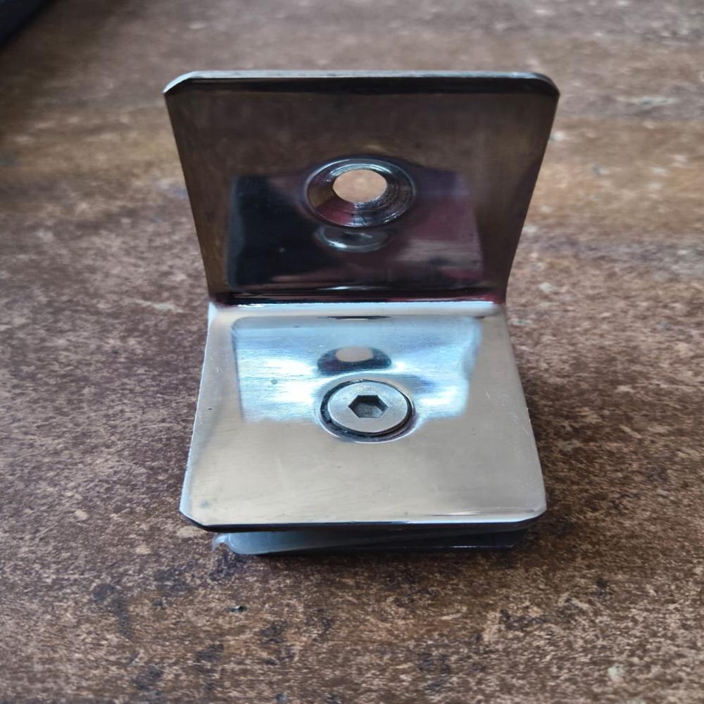 Glass L Connector Manufacturer - Color: Silver