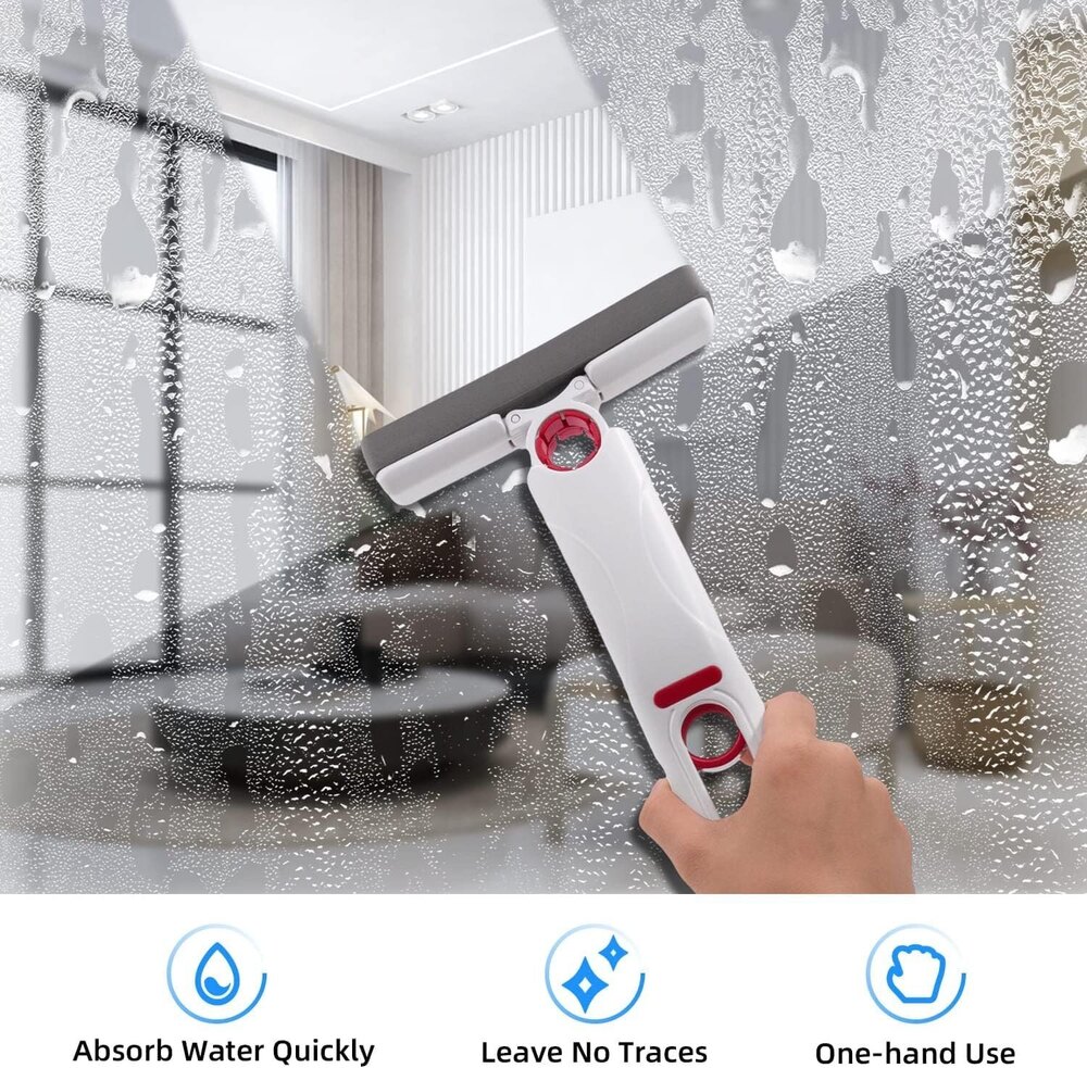 Portable Mini Mop - Durable Plastic, Different Sizes , Replaceable Head & Rotating Capability For Easy Maneuverability And Efficient Cleaning
