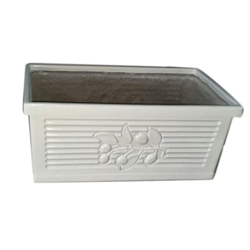 Designer Rectangle Fiber Plant Pot