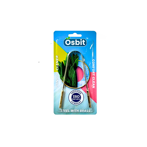 Osb-013 Steel Tongue Cleaner With Brass - Age Group: Adults