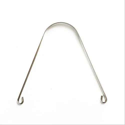 6.3inch Stainless Steel Tongue Cleaner
