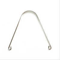 6.3inch Stainless Steel Tongue Cleaner - Age Group: Adults