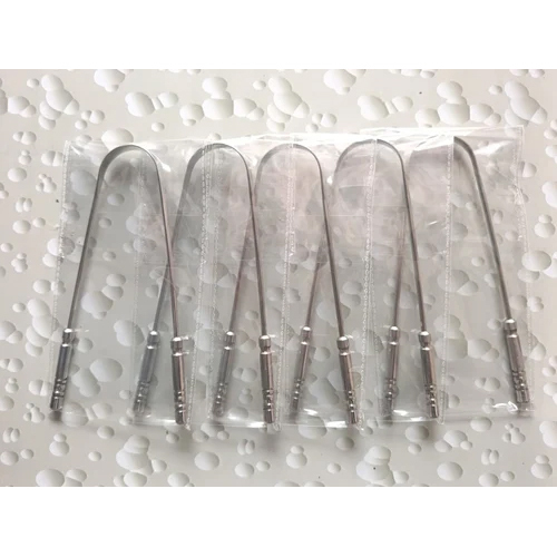 5.5Inch Stainless Steel Tongue Cleaner - Age Group: Adults