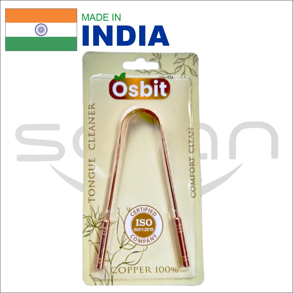 Osb-011 100% Copper Tongue Cleaner - Age Group: Adults