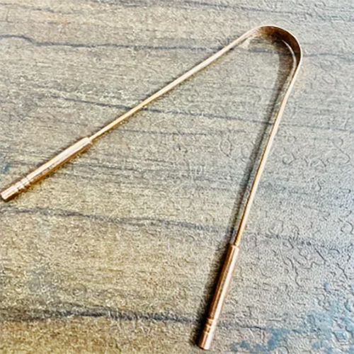 Copper Tongue Cleaner Scraper - Age Group: Adults