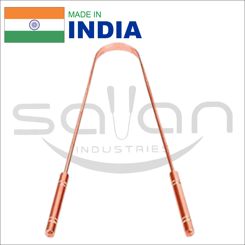 Rose Copper Tongue Cleaner - Age Group: Adults