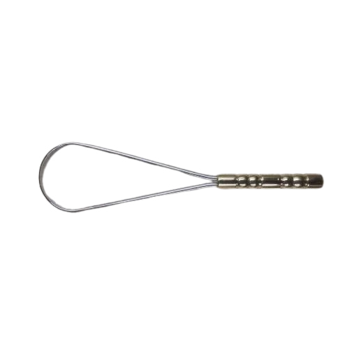 Tongue Cleaner Brass With Surgical Steel - Age Group: Children