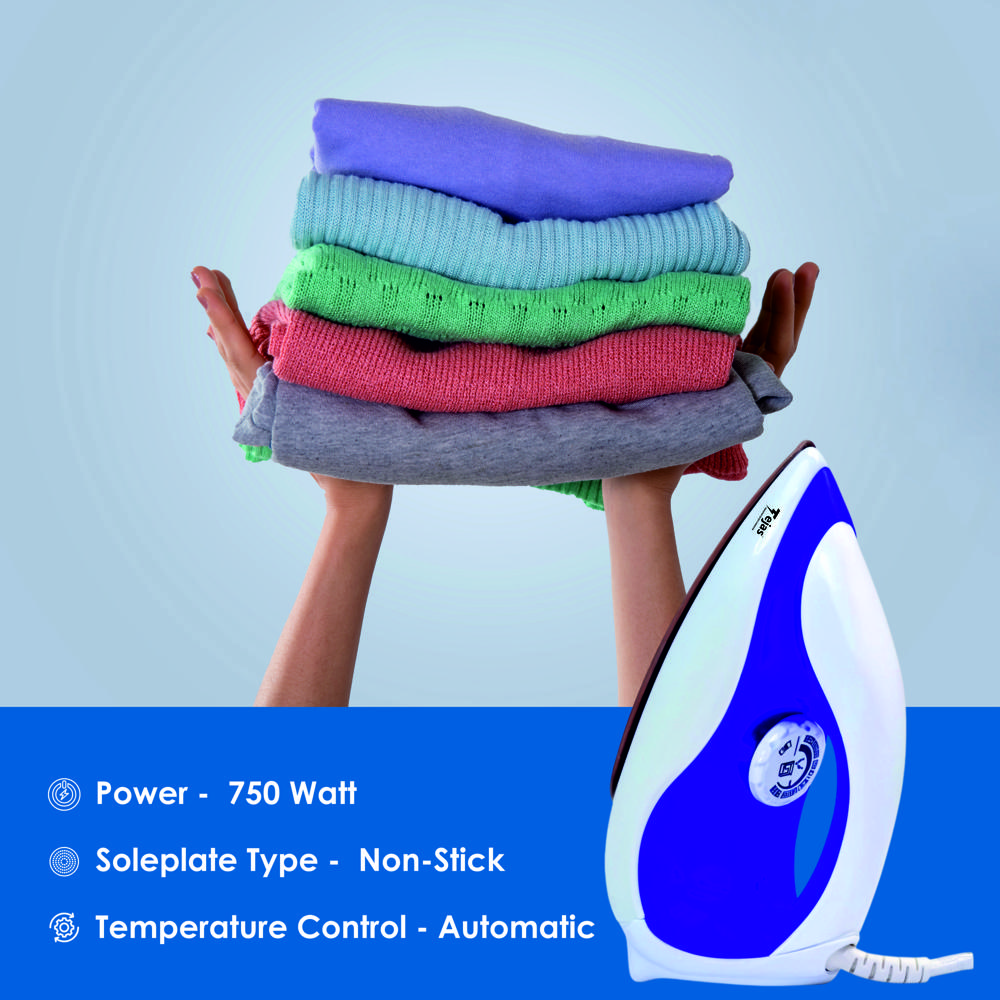 Steam Iron - Plastic 