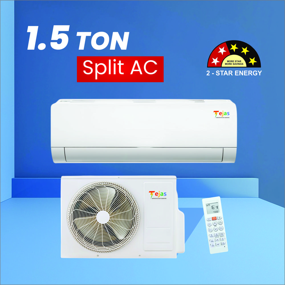 1.5 Ton 2-star Fixed Speed Split Air Conditioner - Place Of Origin: India