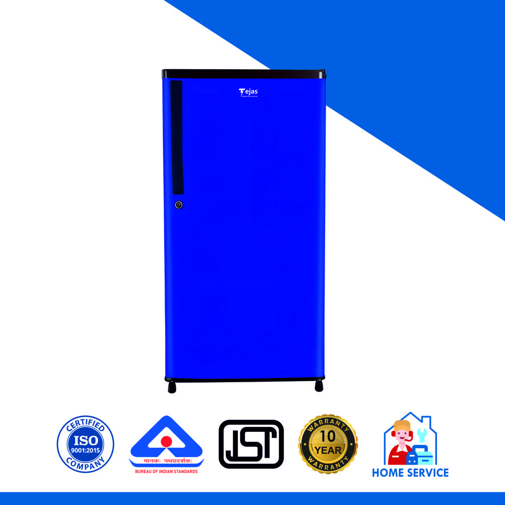 170 Ltr. Refrigerator - PLAIN (Blue/Wine)