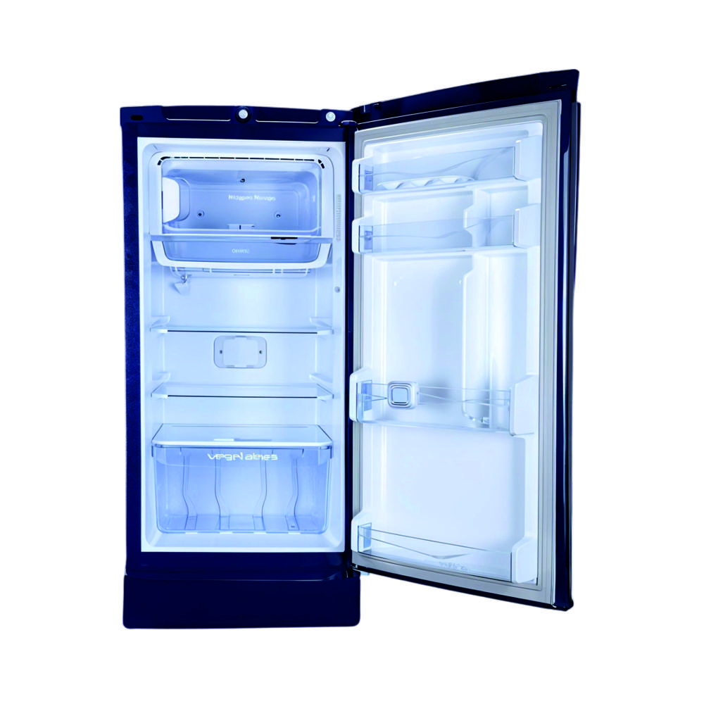 180 Ltr. Refrigerator - Small Flower - Color: Blue
