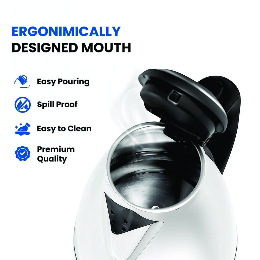 Electric Kettle - Color: Silver