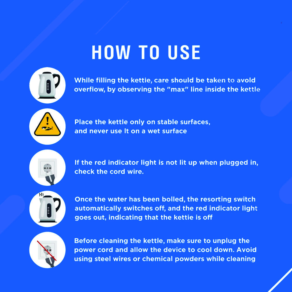 Electric Kettle - Color: Silver