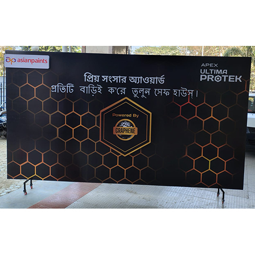 Customised Backdrop With Iron Structure