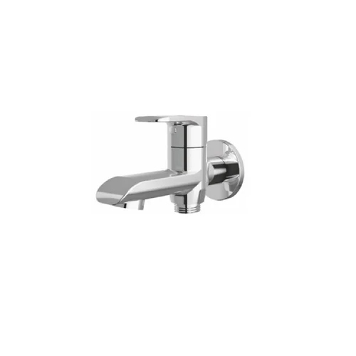 BRS 60025 Two Way Single Control Bib Cock With Wall Flange