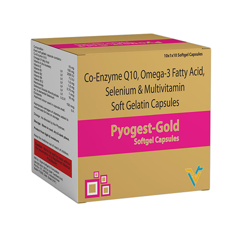 Co-Enzyme Q10 Omega-3 Fatty Acid Soft Gelatin Capsules