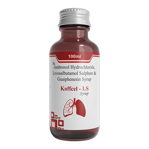 100ml Ambroxol Hydrochloride Levosalbutamol Sulphate And Guaiphenesin Syrup