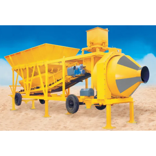 Tgi20M3 Single Chasis Mobile Concrete Batching Mixing Plant With Reversible Drum Mixer - Feature: High Efficiency