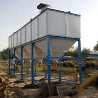 200 Ton Horizontal Silo - Finish: Galvanized