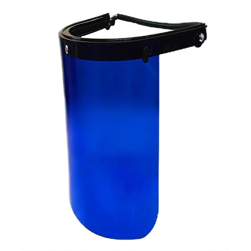 Blue Acrylic Face Sheild