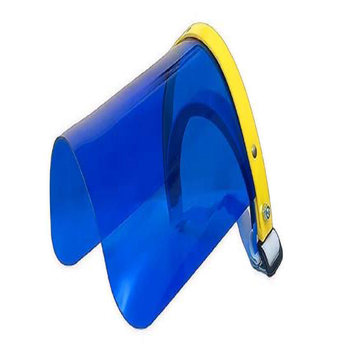 Electric Head Bond Acrylic Blue Face Sheild