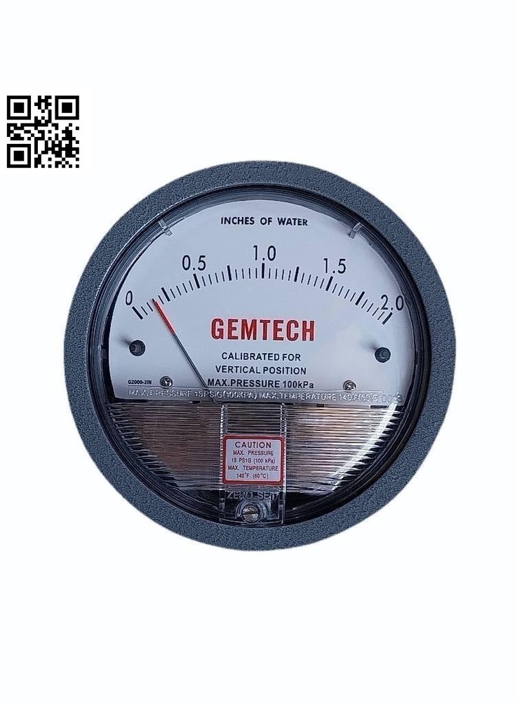 GEMTECH Differential Pressure Gauge From Bhiwandi Maharashtra