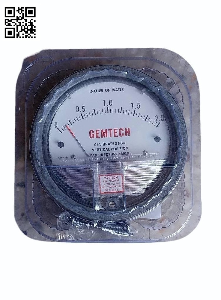 GEMTECH Differential Pressure Gauge From Bhiwandi Maharashtra