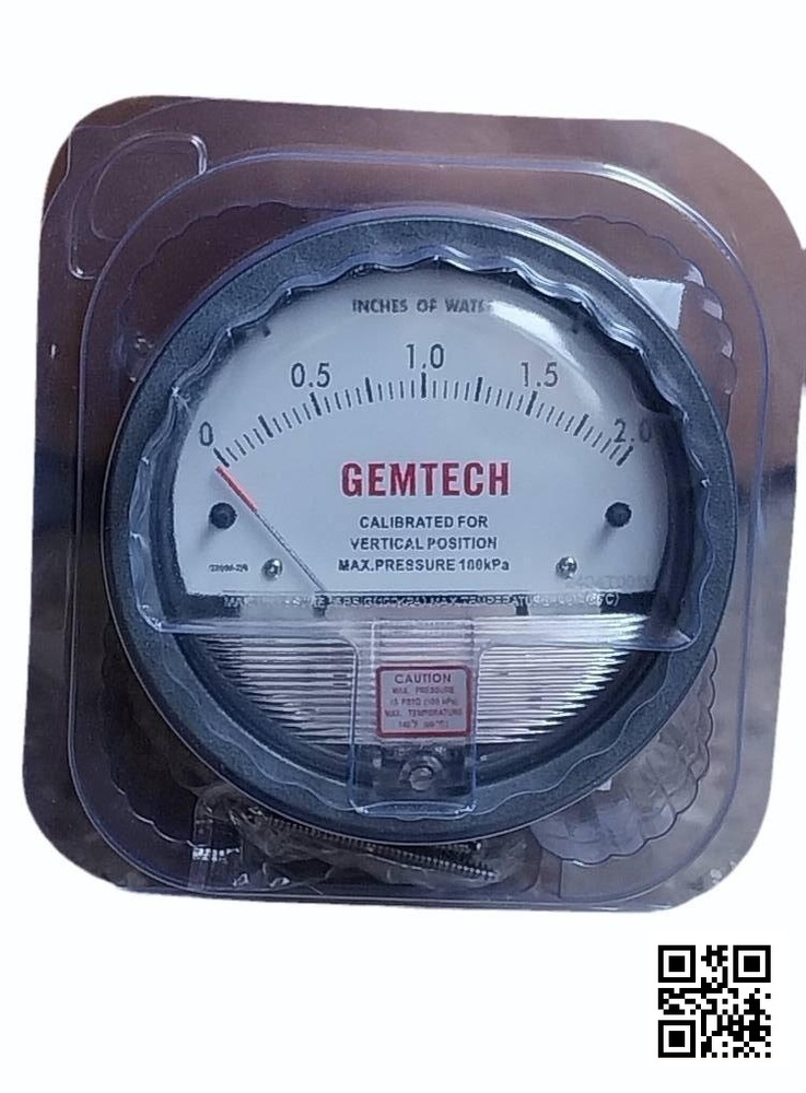GEMTECH Differential Pressure Gauge From Bhiwandi Maharashtra