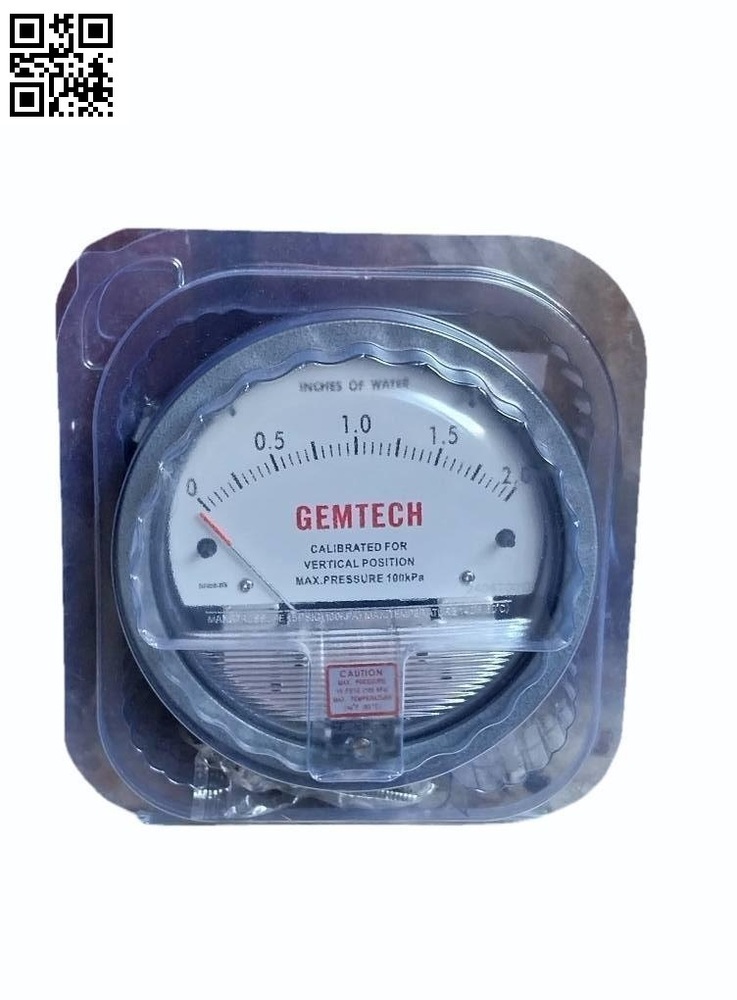 Gemtech Differential Pressure Gauge From Chandigarh India