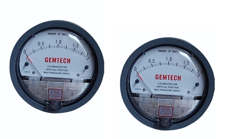 GEMTECH Differential Pressure Gauge From Guwahati Assam