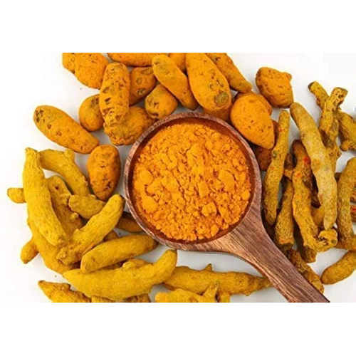 Organic Dried Turmeric Finger - Color: Yellow