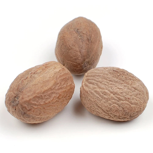 Organic Whole Nutmeg - Color: Brown