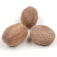 Organic Whole Nutmeg - Color: Brown