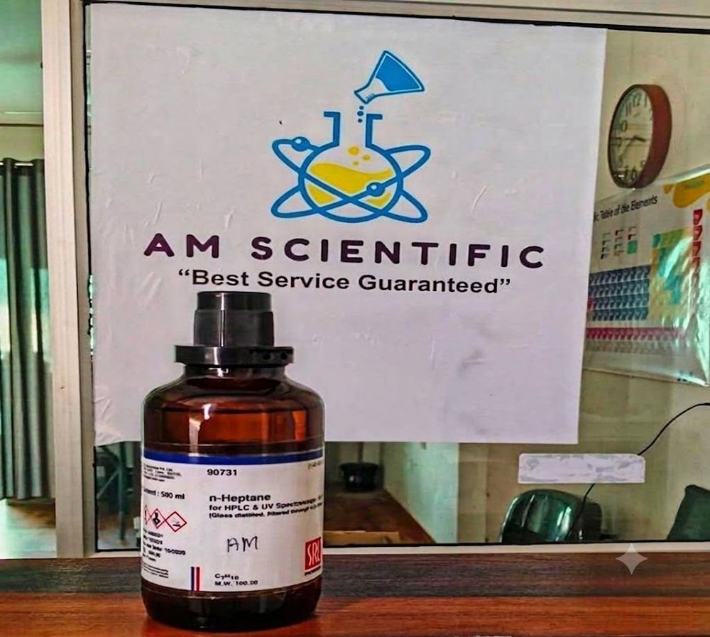 n-Heptane for HPLC & UV Spectroscopy 99.5% 500ml