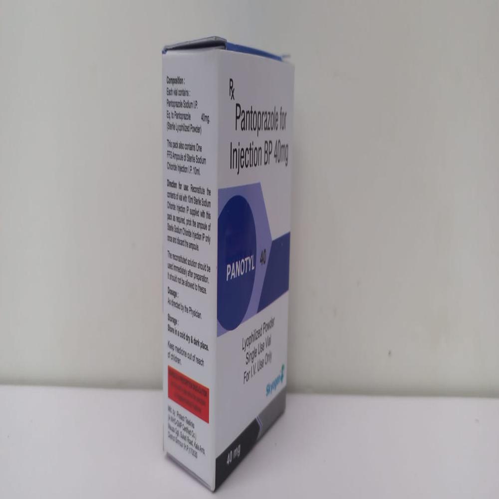 Pantoprazole 40 Mg Injection - Lyophilized Powder For Iv Use, Rapid Acid Reduction, 40 Mg Dose, Sterile Sodium Chloride Reconstitution