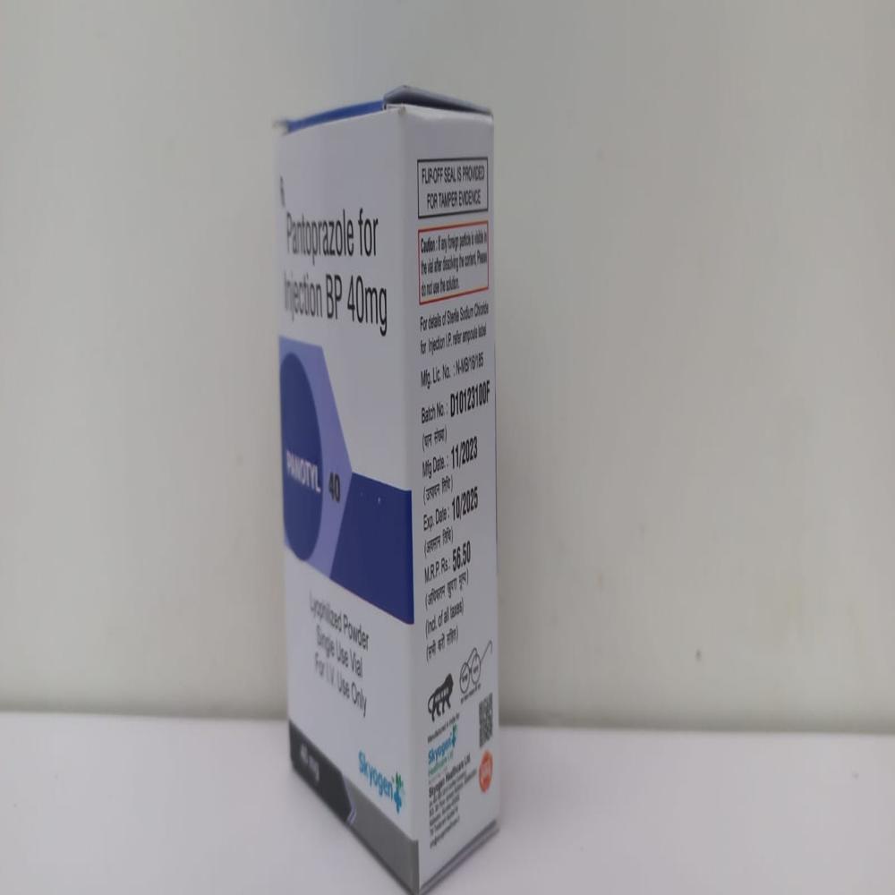 Pantoprazole 40 Mg Injection - Lyophilized Powder For Iv Use, Rapid Acid Reduction, 40 Mg Dose, Sterile Sodium Chloride Reconstitution