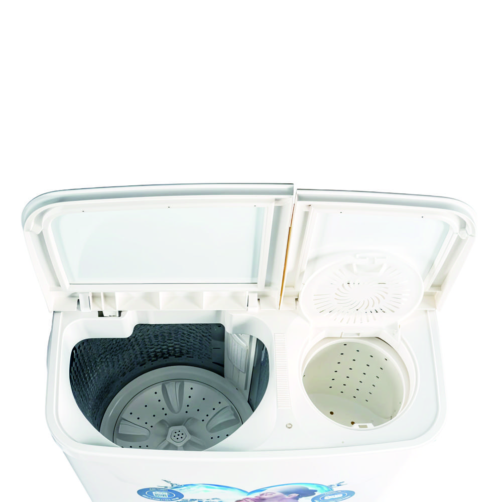 7.5 KG Semi-Automatic Washing Machine - Toughened Glass With Foot