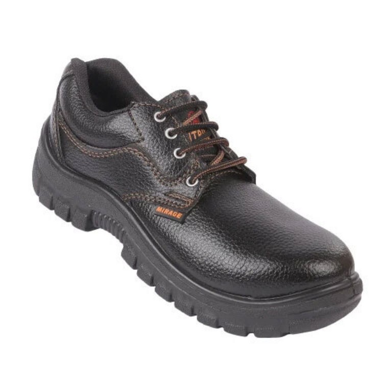 Pvc Sole Safety Shoes- Mirage - Color: Black