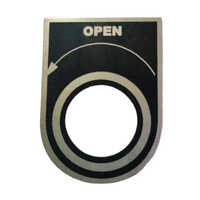 6mm Polycarbonate Stickers - Color: Black