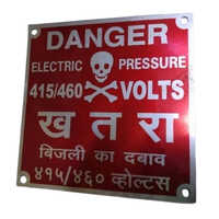Red Danger Sign Board - Application: Used In More Extreme Situations Where The Employees Are Needed To Tell About These Potential Hazards