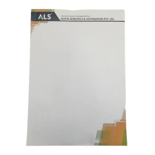 A4 White Rectangular Printed Letterhead