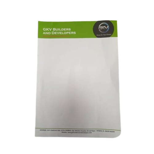 Rectangular Paper Printed Letterhead