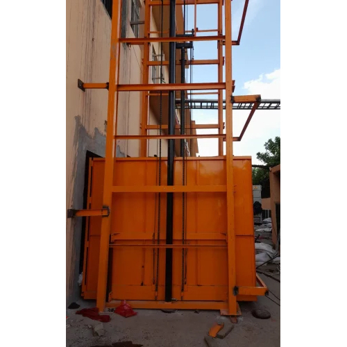 Double Mast Hydraulic Goods Lift