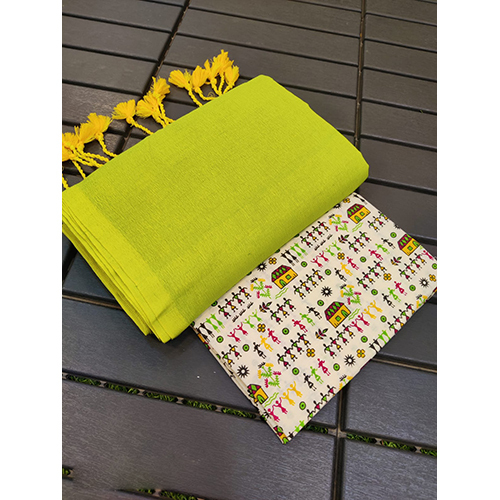 Beautiful Khadi Cotton Saree