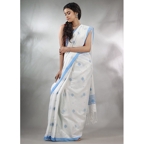 Jhilmil Cotton Saree  With BP