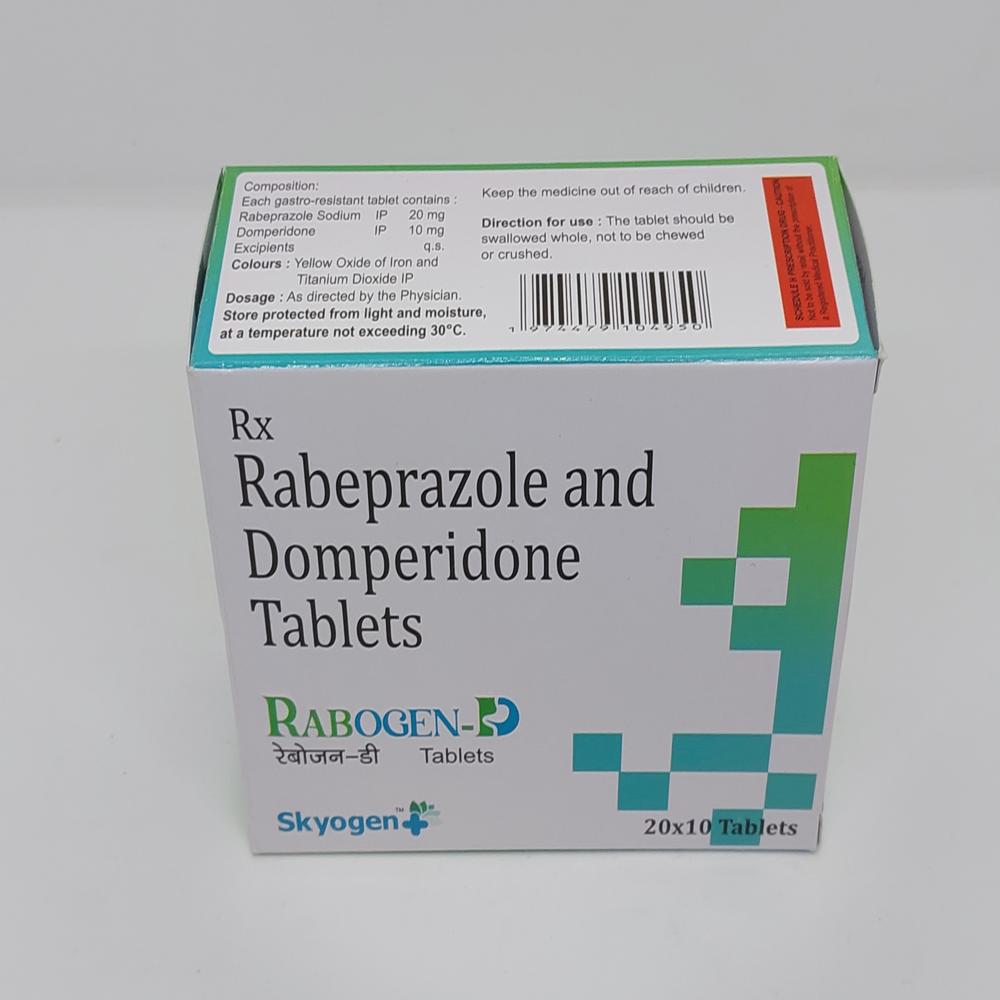 RABEPRAZOLE 20MG, DOMPERIDONE 10MG TABLET