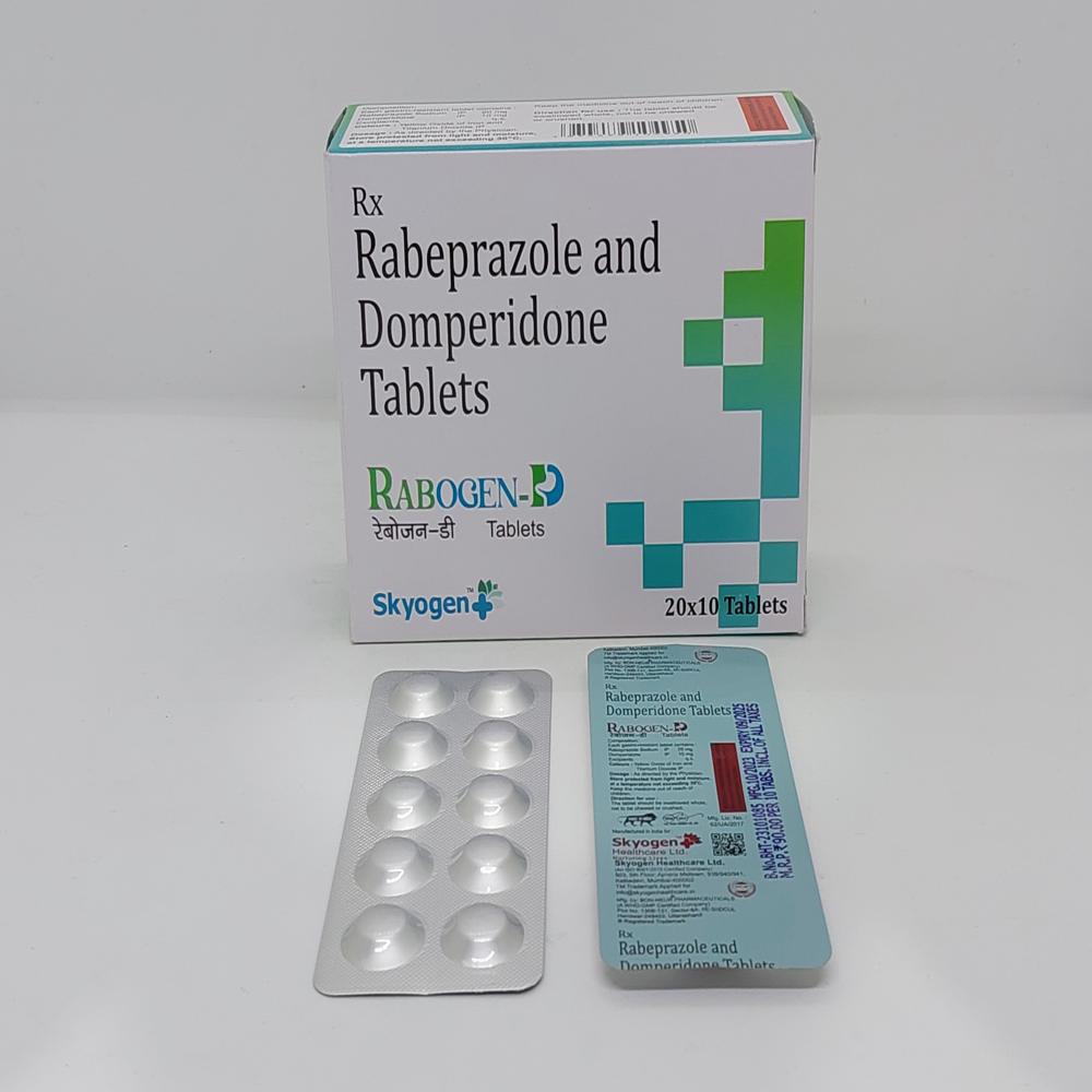 RABEPRAZOLE 20MG, DOMPERIDONE 10MG TABLET