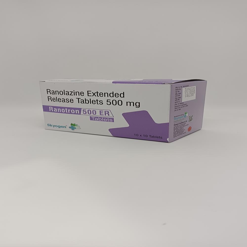 RANOLAZINE ER 500 MG TABLET