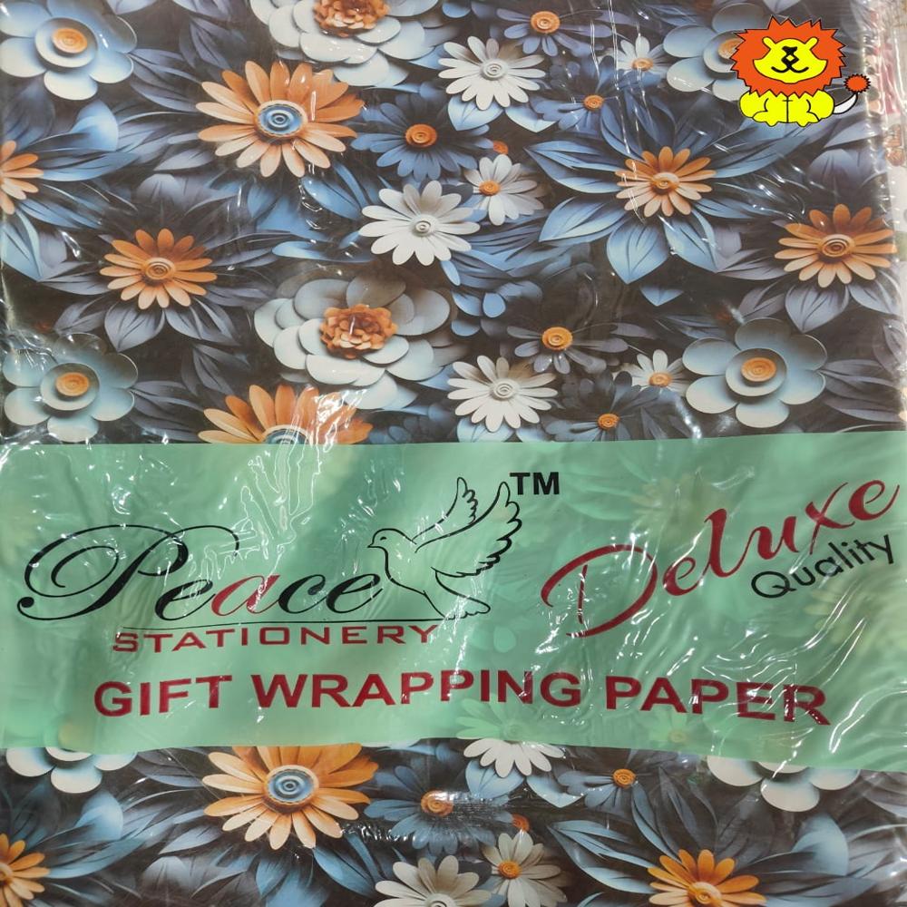 Peace Chromo Gift Wrapping Sheets