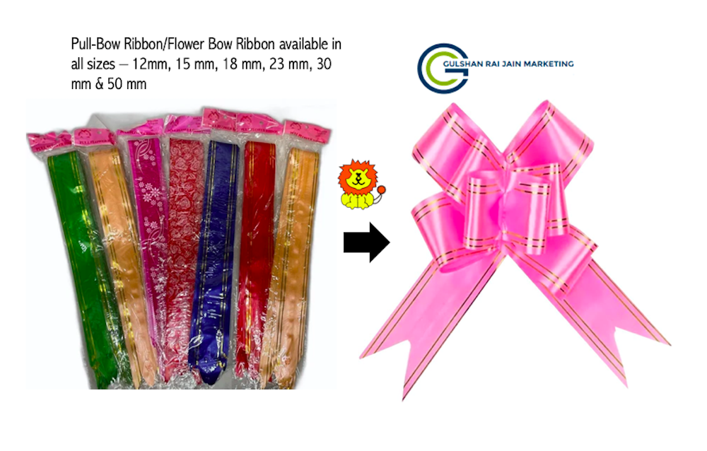 Pull Flowers Ribbon Bow